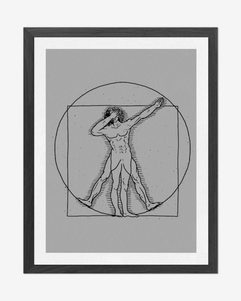 Cuadro decorativo Gris Melange de Dab davinci