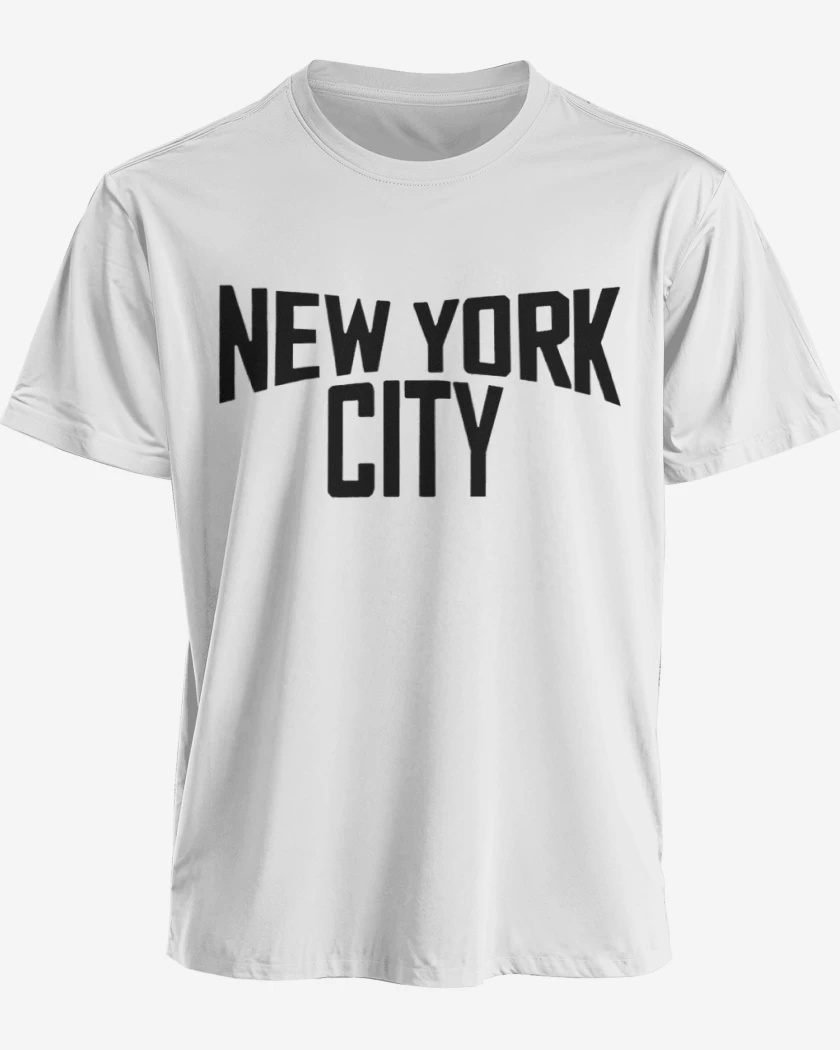 Polera premium Blanco de New york lennon