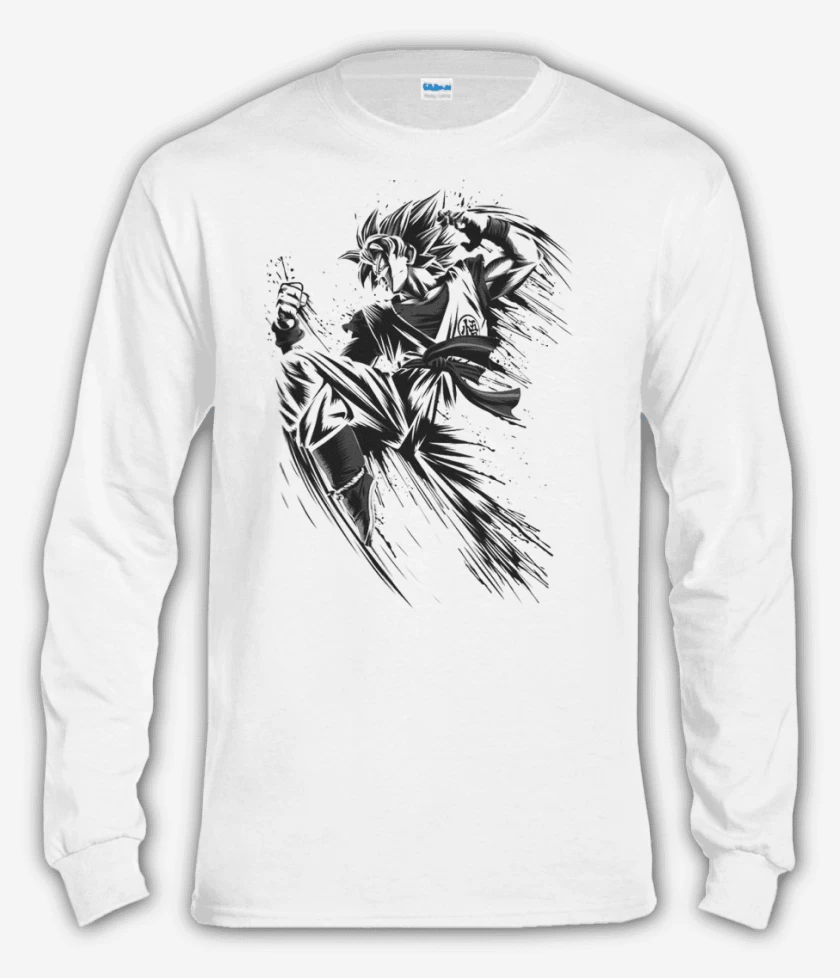 Polera manga larga Blanco de Koku