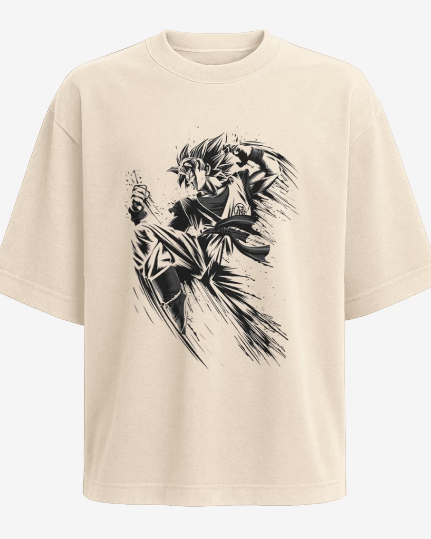 Polera Oversize Beige de Koku