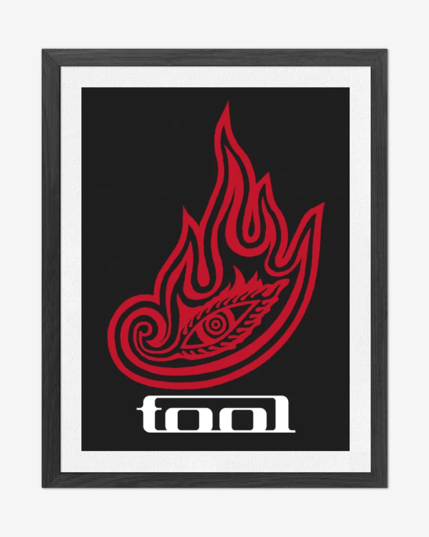 Cuadro decorativo Negro de Tool - Logo