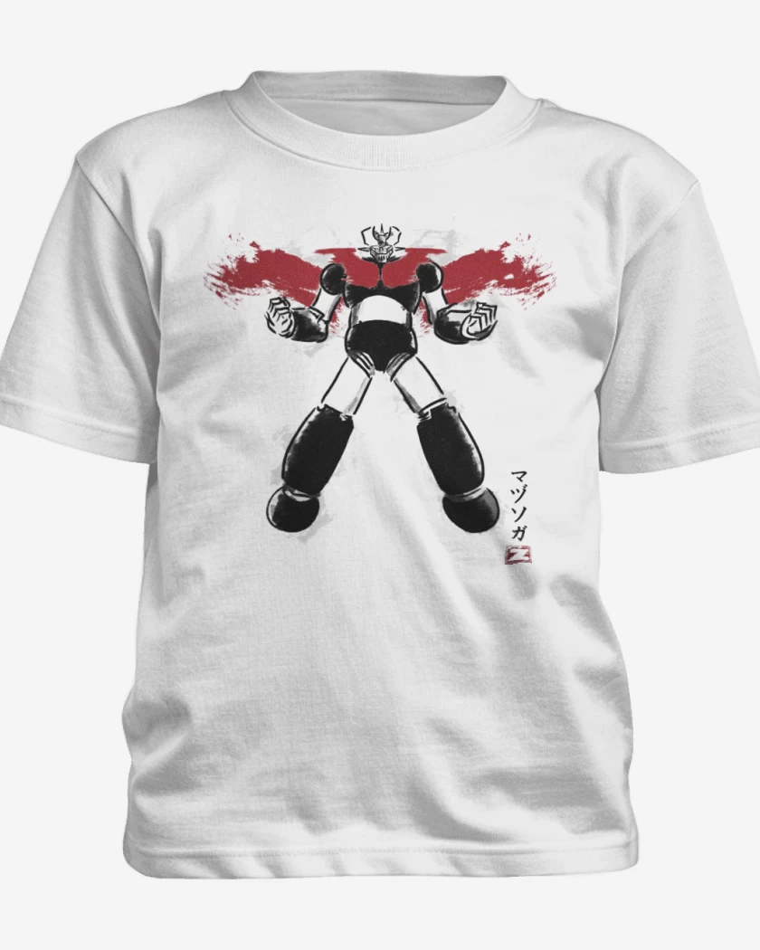 Polera de niño Blanco de Mazinger II