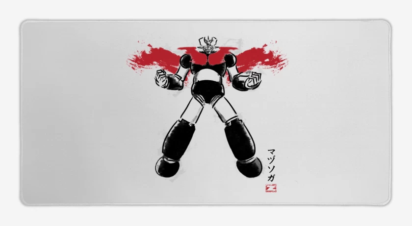 Mouse pad Gamer Blanco de Mazinger II