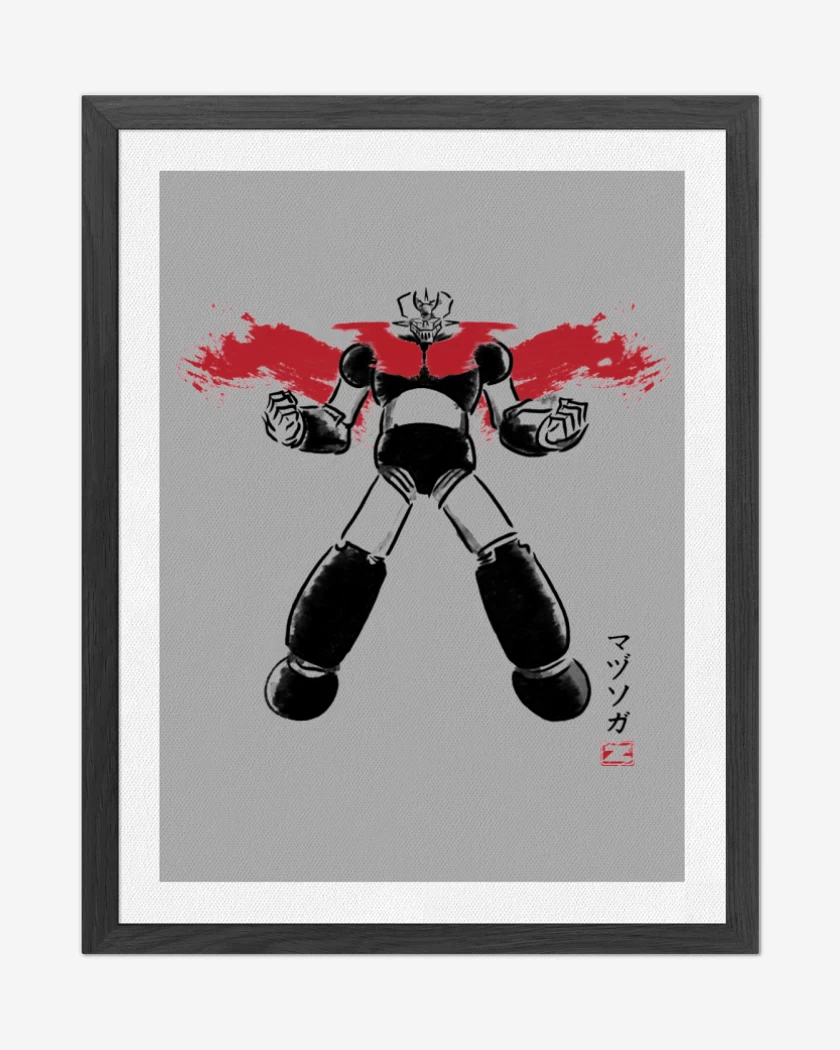 Cuadro decorativo Gris Melange de Mazinger II