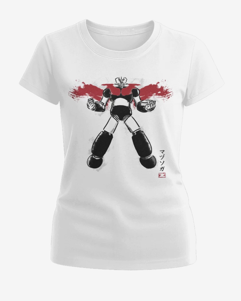 Polera de Mujer Blanco de Mazinger II