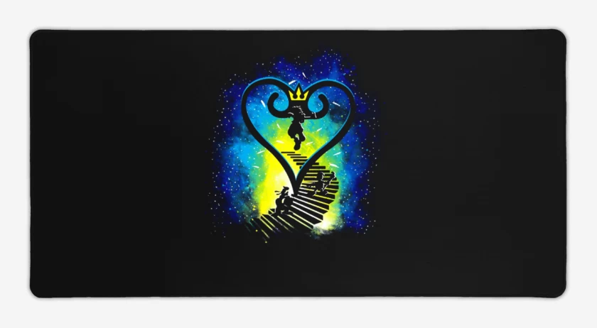 Mouse pad Gamer Negro de La busqueda kingdom