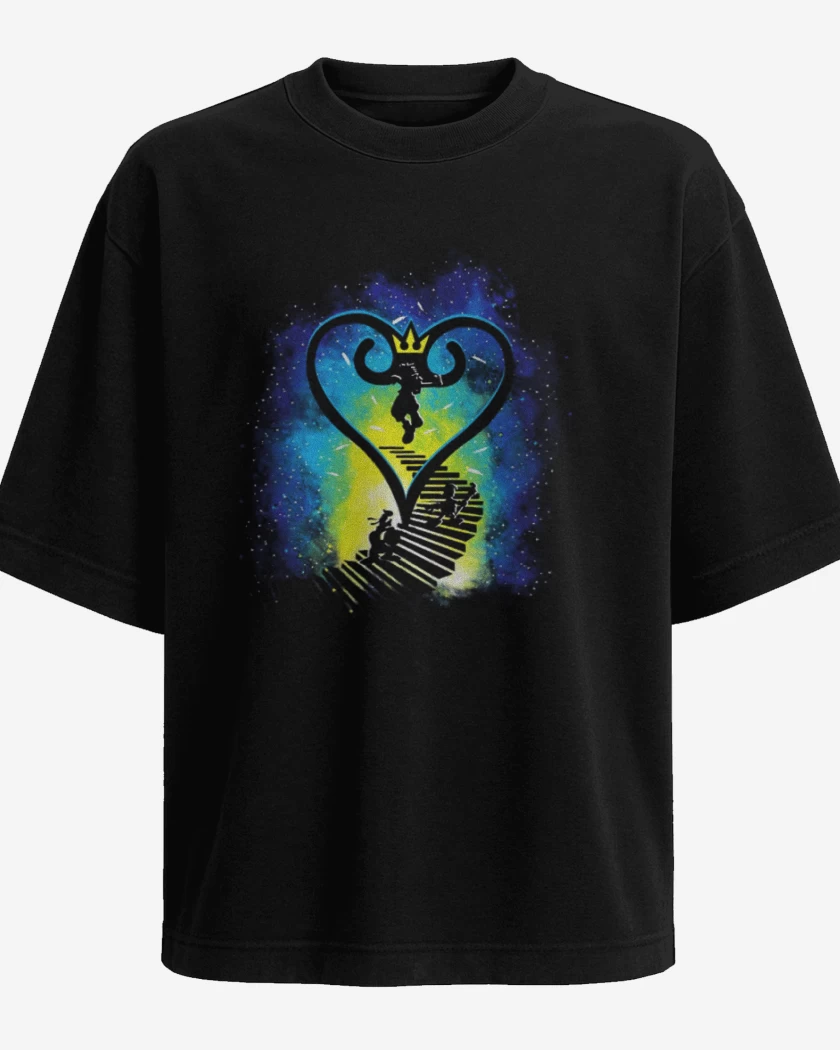 Polera Oversize Negro de La busqueda kingdom