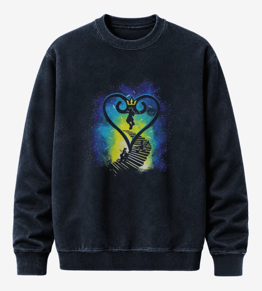 Poleron Polo Acid Wash Azul Marino de La busqueda kingdom