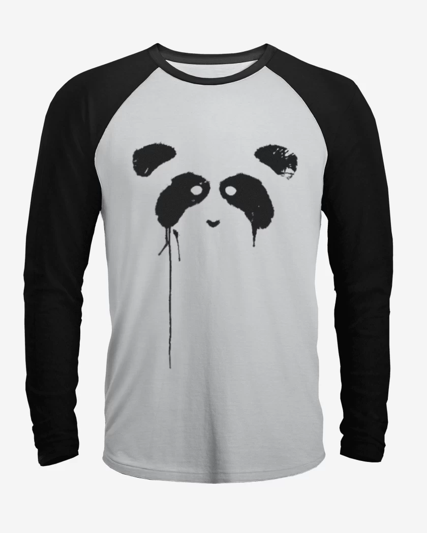 Polera Raglan Blanco / Negro de Pand@