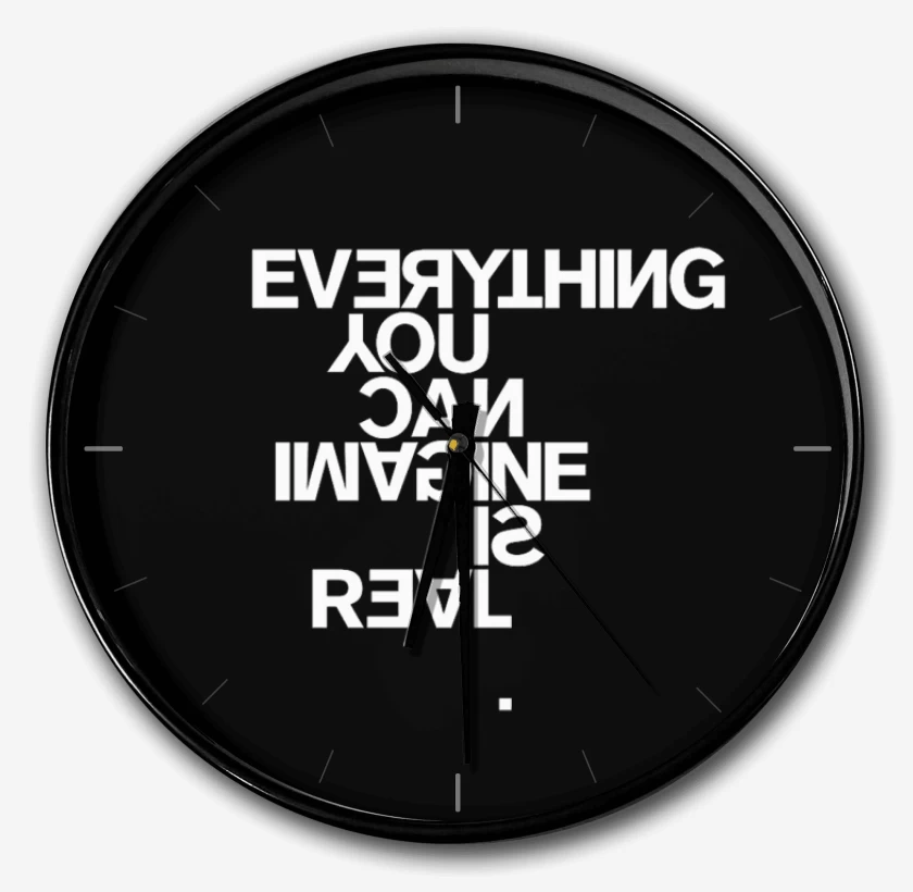 Reloj Negro de Imaginacion
