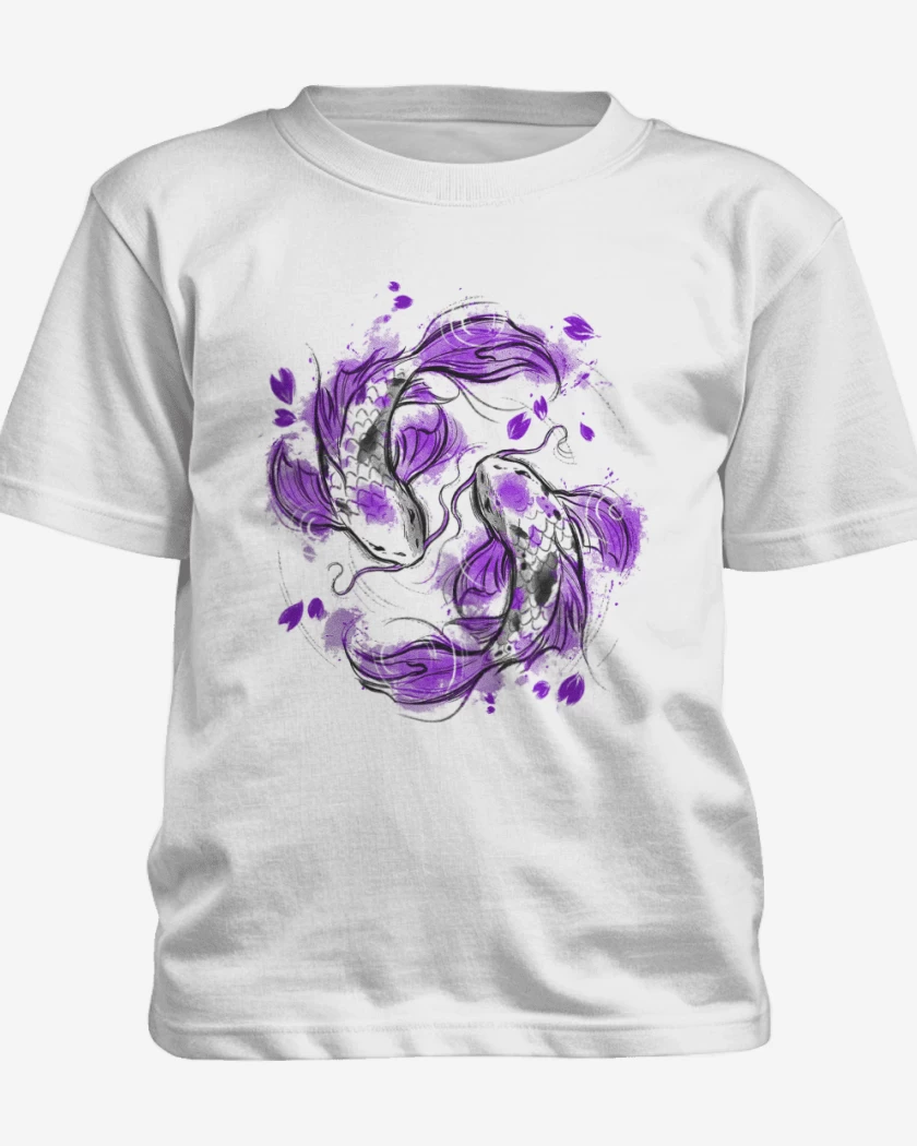 Polera de niño Blanco de Koi