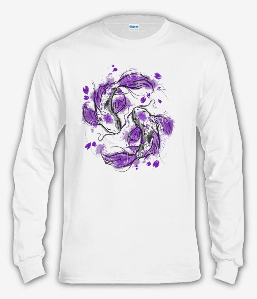 Polera manga larga Blanco de Koi