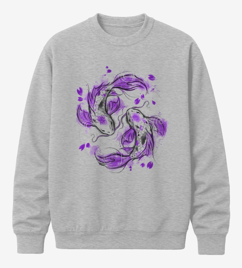 Poleron polo Gris Melange de Koi
