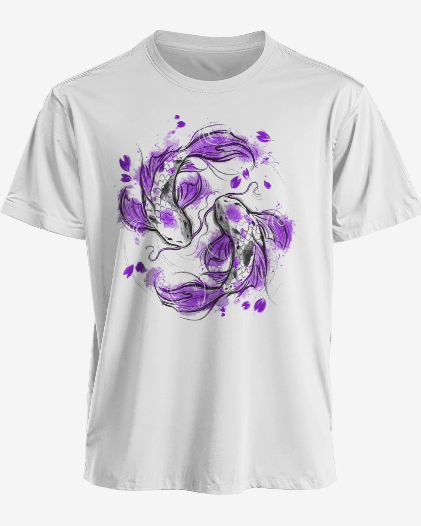 Polera premium Blanco de Koi
