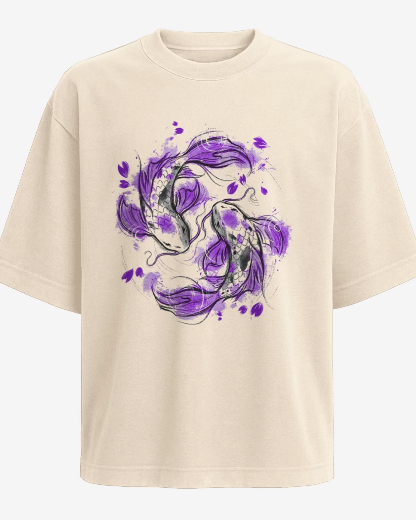 Polera Oversize Beige de Koi