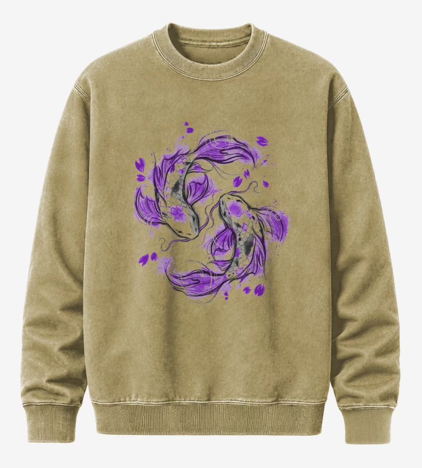 Poleron Polo Acid Wash Beige de Koi