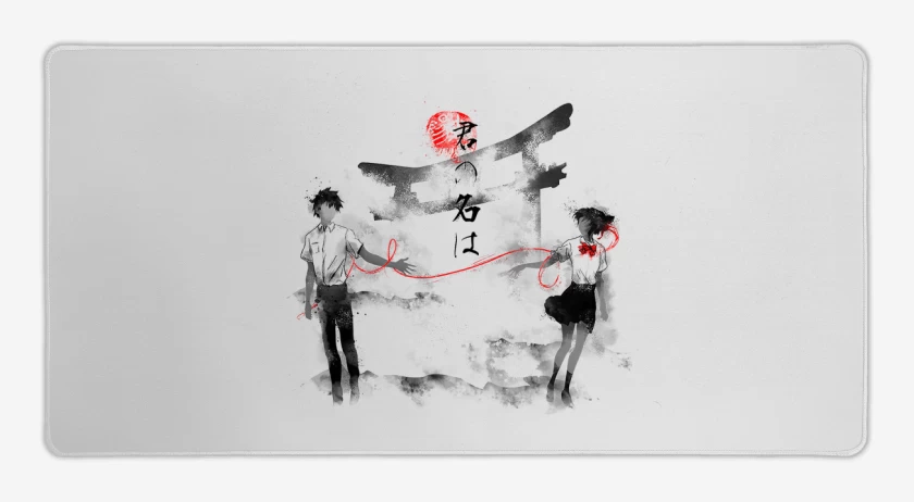 Mouse pad Gamer Blanco de Your name