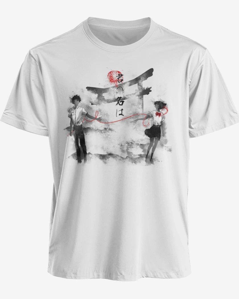 Polera premium Blanco de Your name