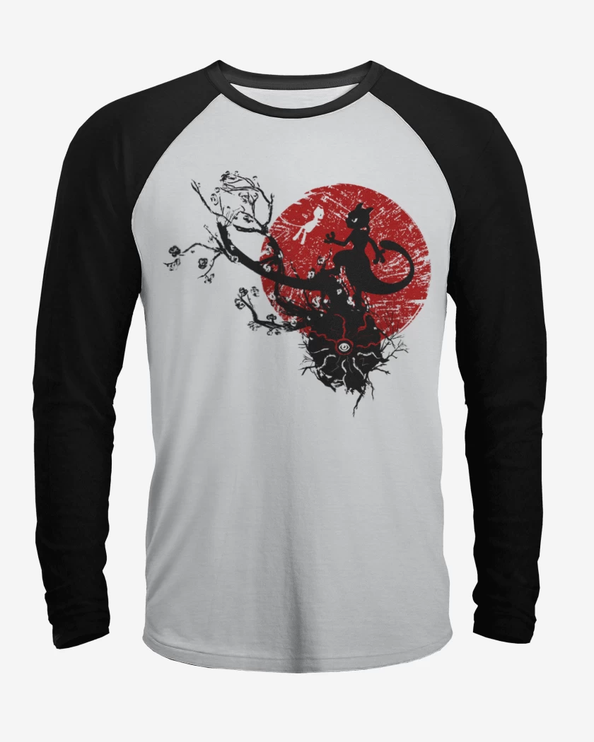 Polera Raglan Mewtwo and mew