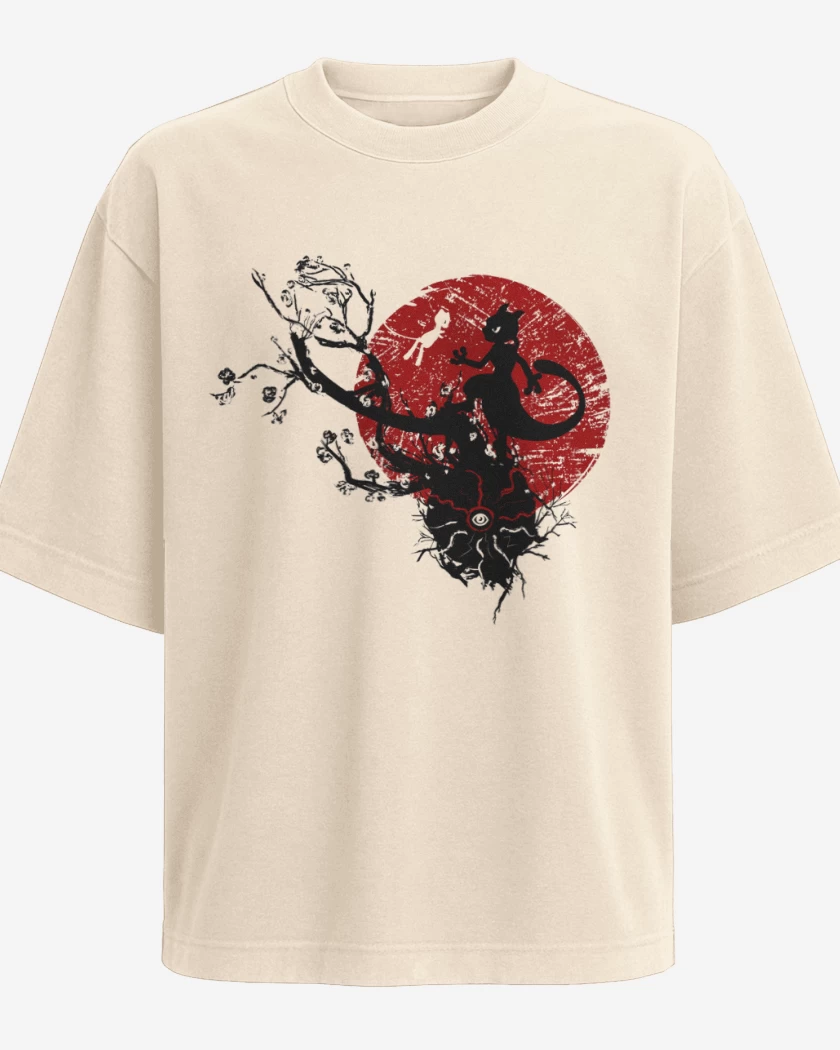 Polera Oversize Mewtwo and mew