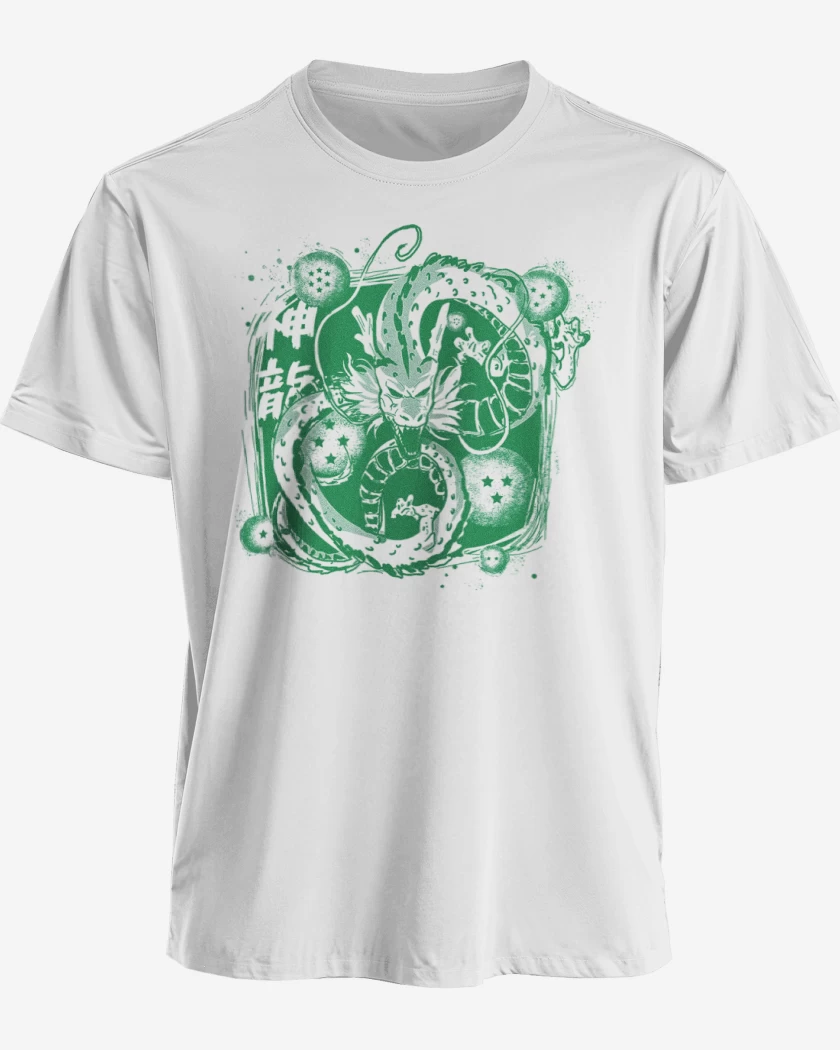 Polera premium Blanco de Dragon ball