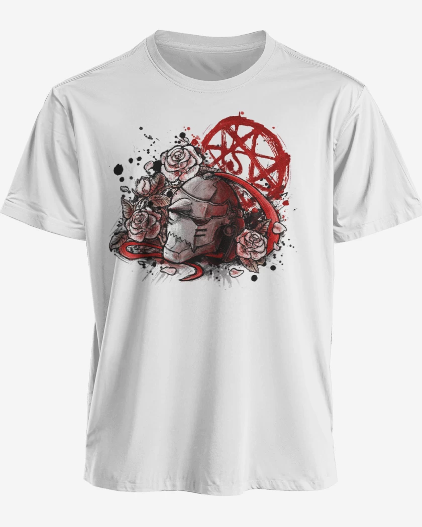 Polera premium Blanco de Full metal alchemist 3
