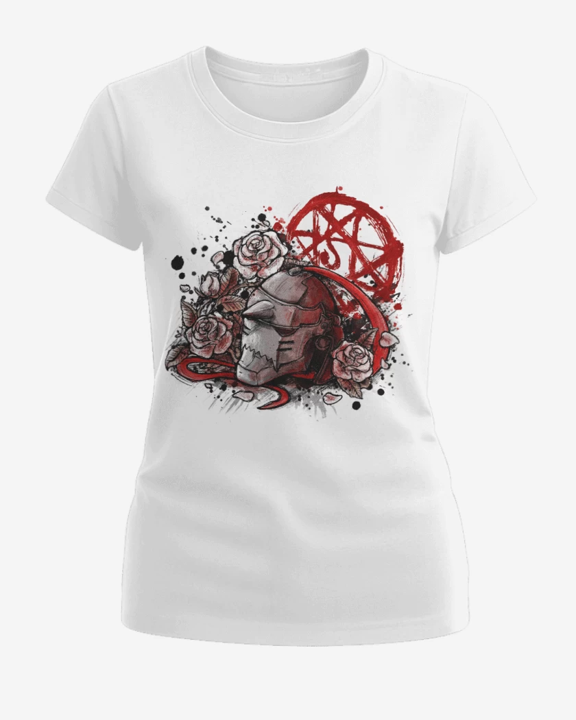 Polera de Mujer Blanco de Full metal alchemist 3