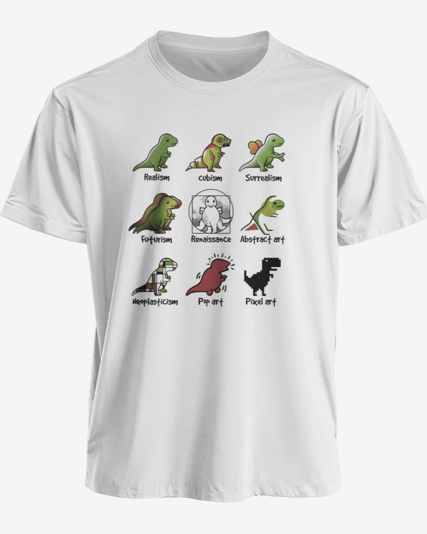 Polera Dino art