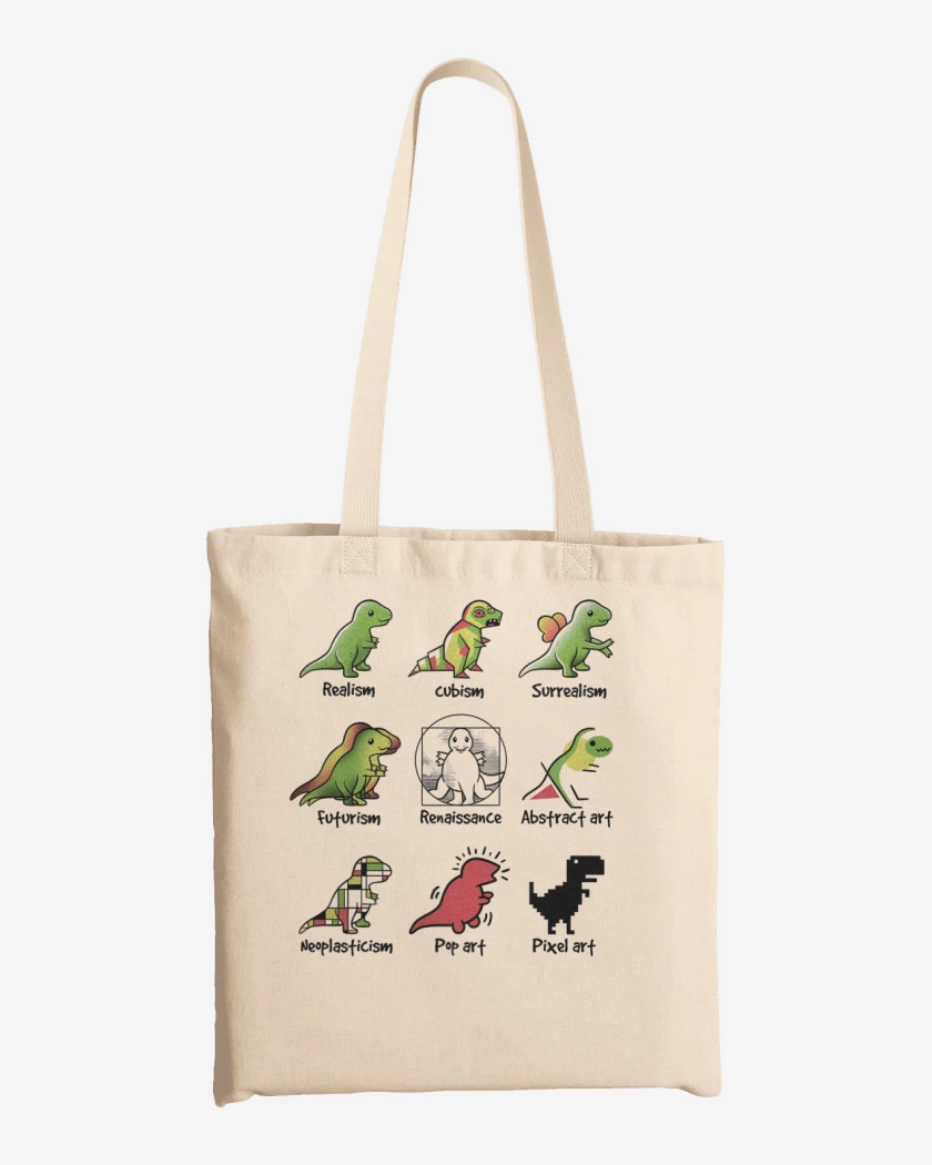 Totebag Dino art