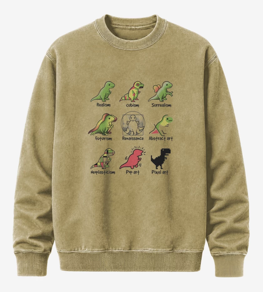 Poleron Polo Acid Wash Beige de Dino art