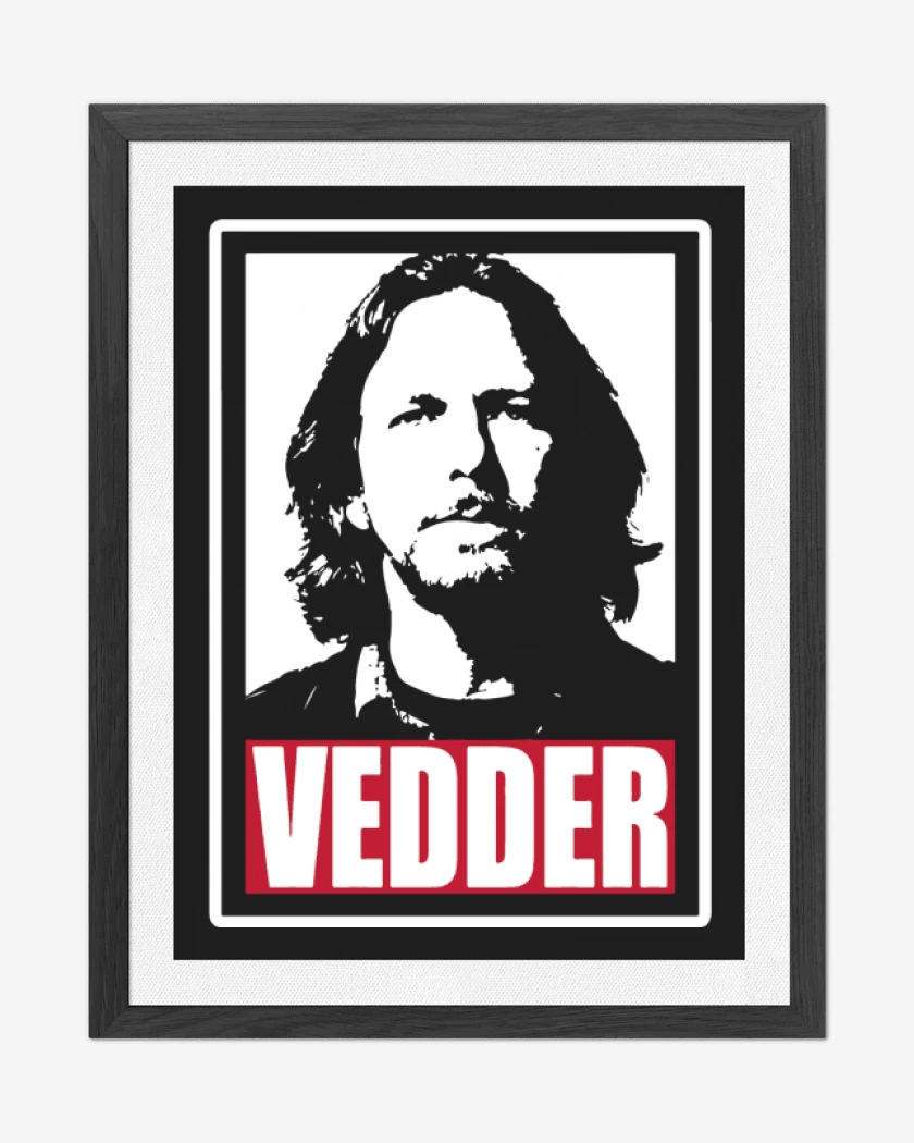 Cuadro decorativo Negro de Vedder