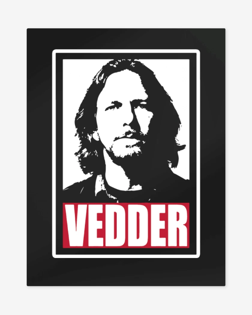 Print metalico Negro de Vedder