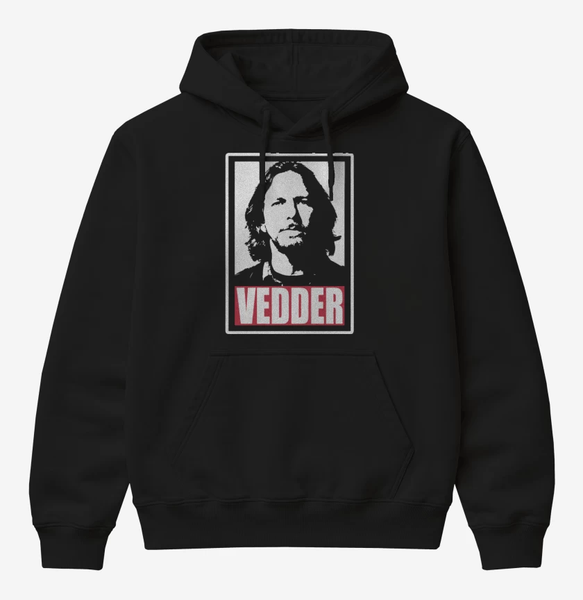 Poleron Canguro básico Negro de Vedder