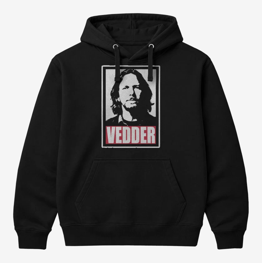Polerón Canguro Negro de Vedder