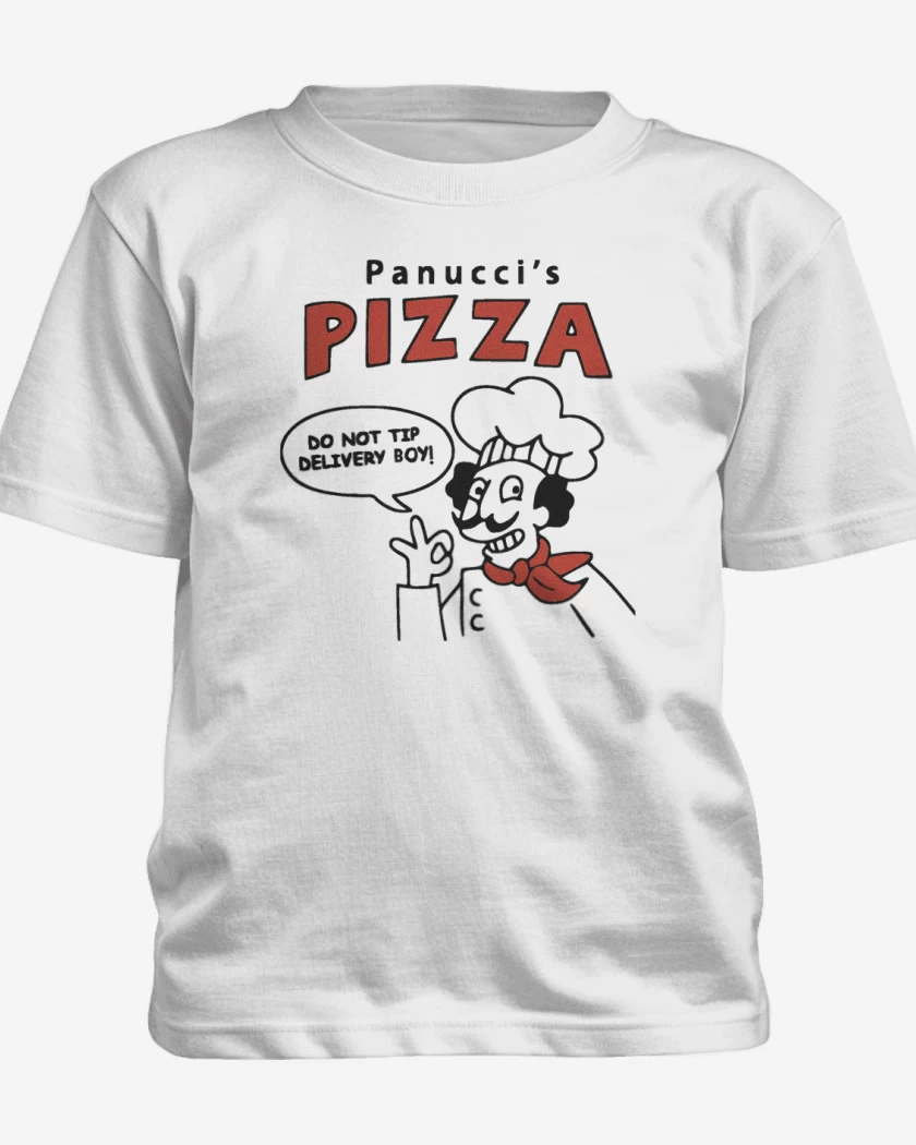 Polera de niño Blanco de Pizza Panucci