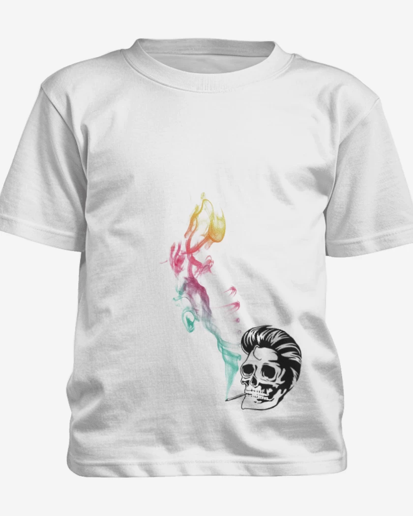 Polera de niño Blanco de Elvis Color