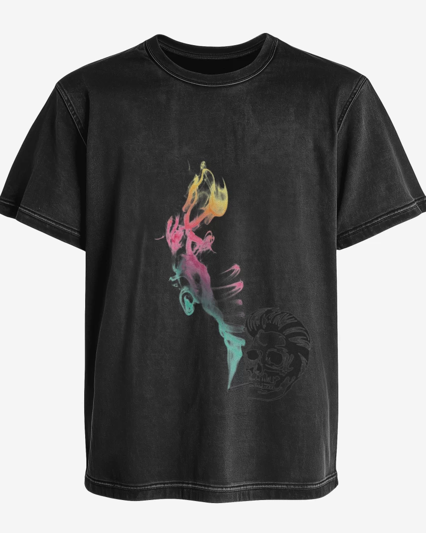 Polera desgastada Elvis Color