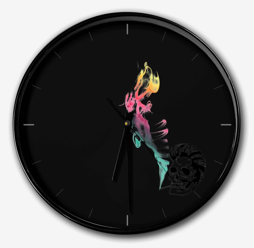 Reloj Negro de Elvis Color