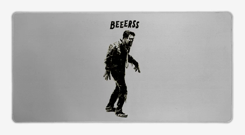 Mouse pad Gamer Gris Melange de cerveeeza