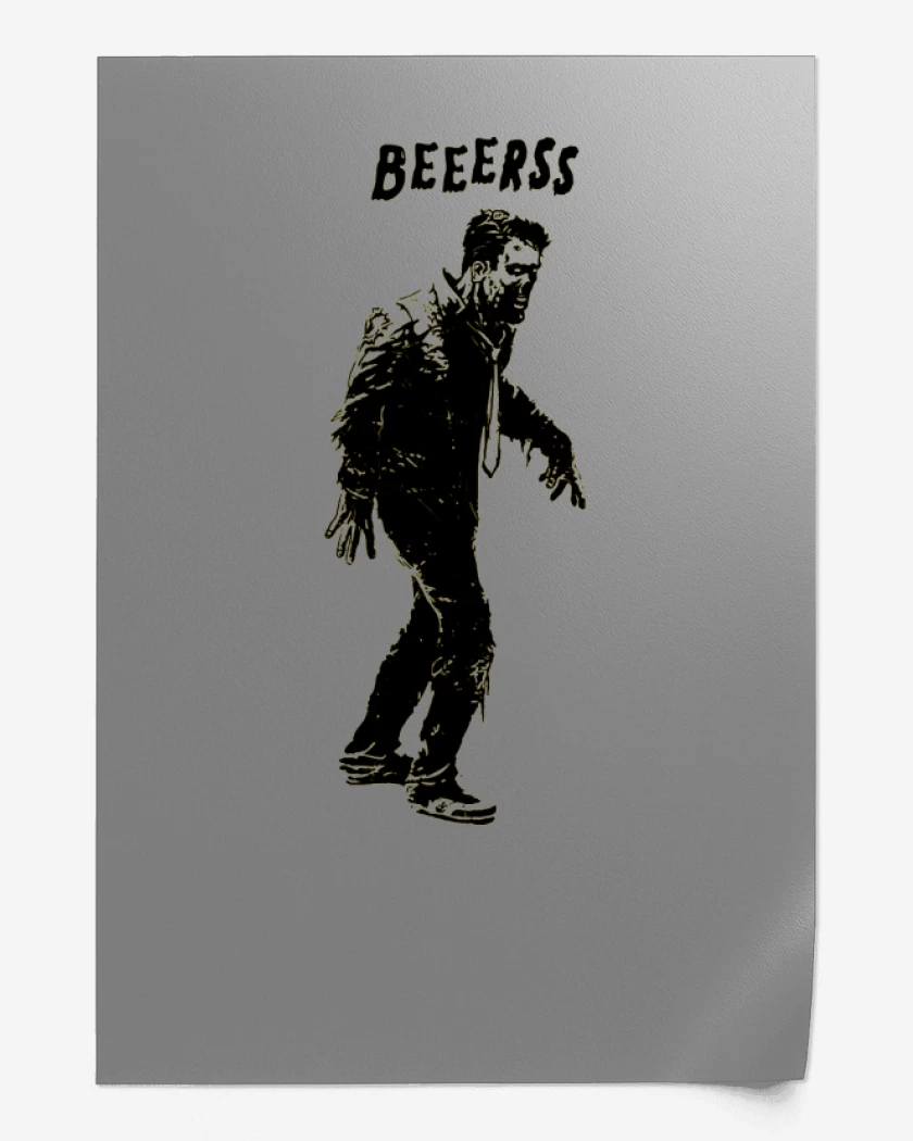 Print Gris Melange de cerveeeza