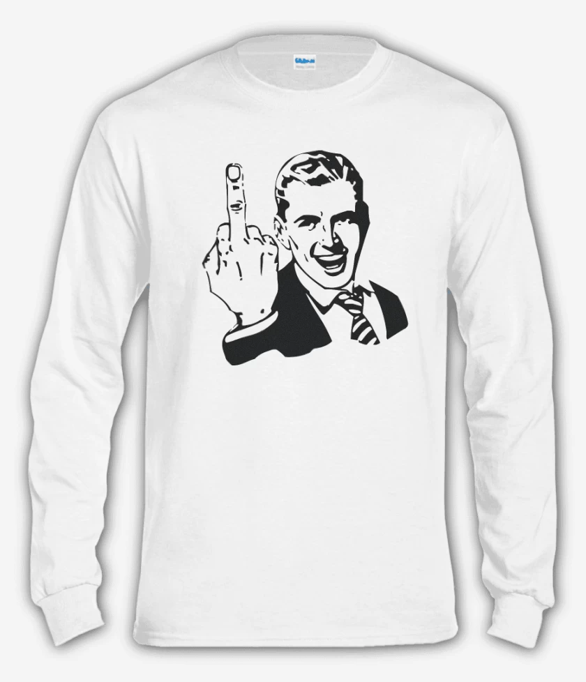 Polera manga larga Blanco de F.U.C.K. you
