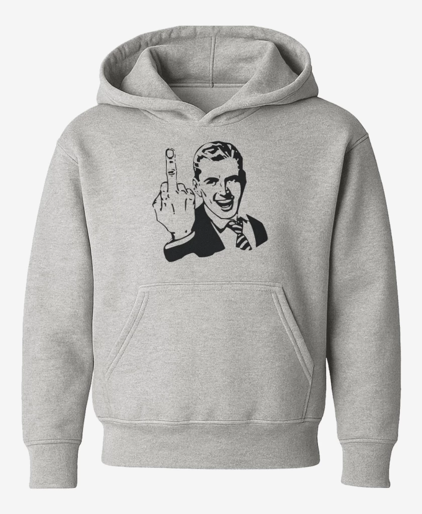 Poleron de niño Gris Melange de F.U.C.K. you