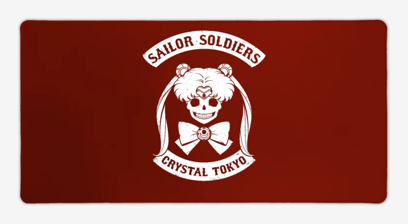 Mouse pad Gamer Rojo de Sailor Soldiers