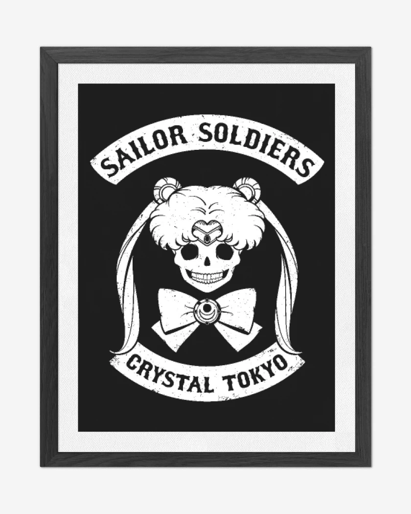 Cuadro decorativo Negro de Sailor Soldiers