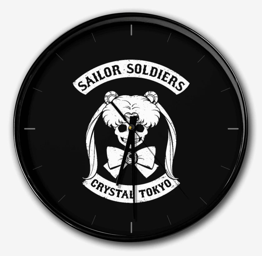 Reloj Negro de Sailor Soldiers