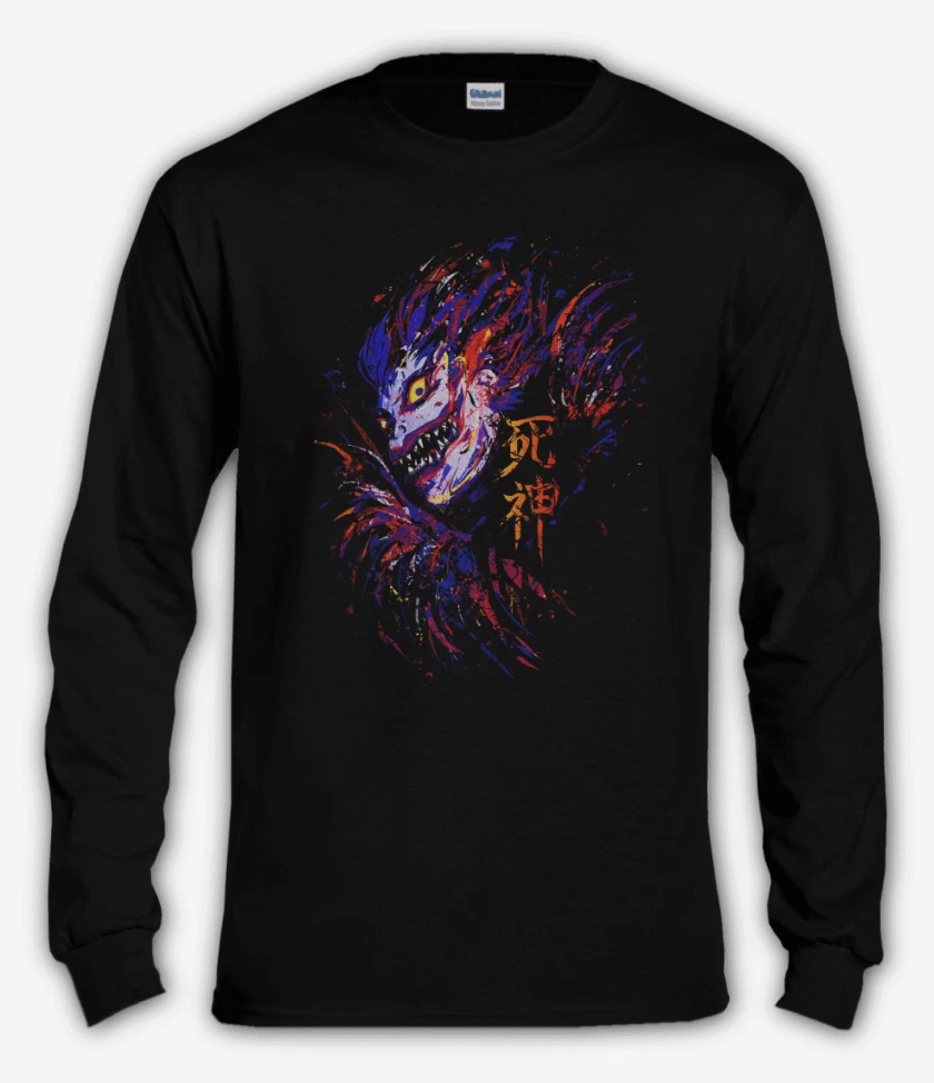 Polera manga larga Negro de Shinigami
