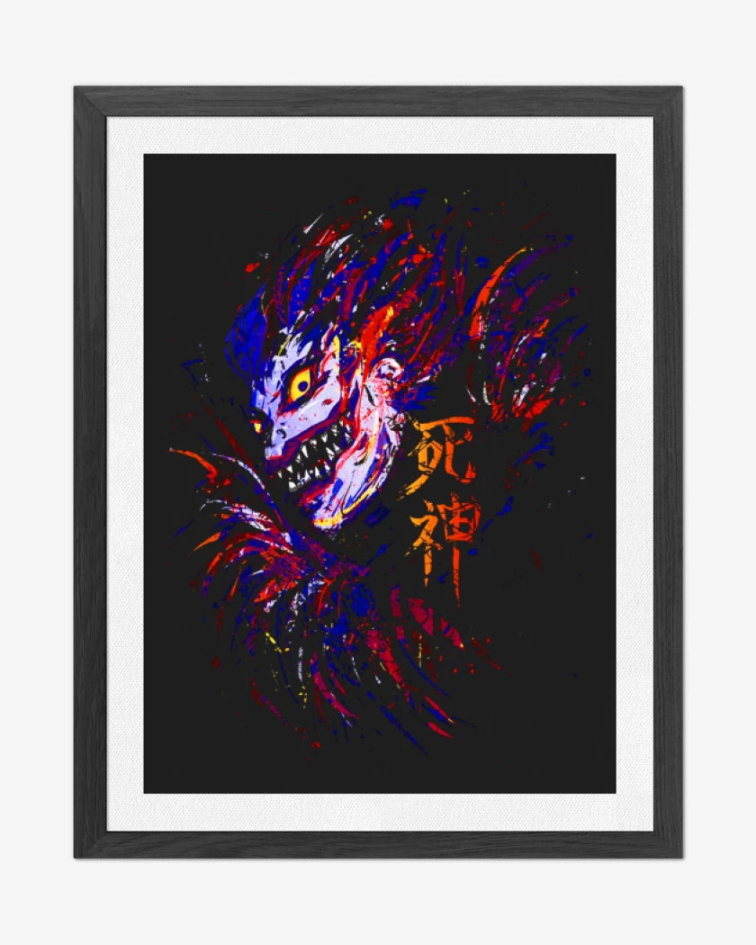 Cuadro decorativo Negro de Shinigami