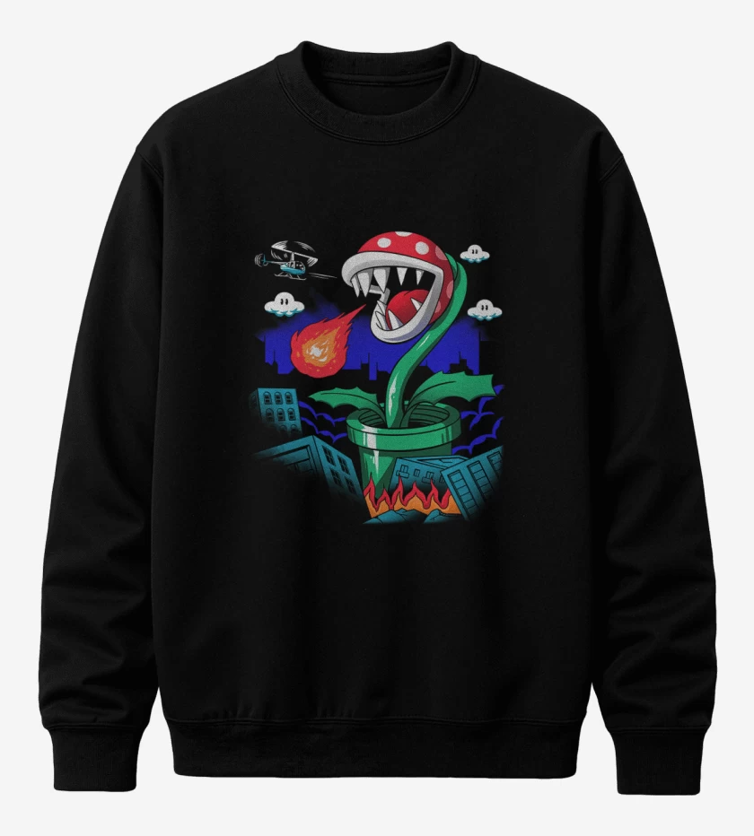 Poleron polo Negro de Piranha