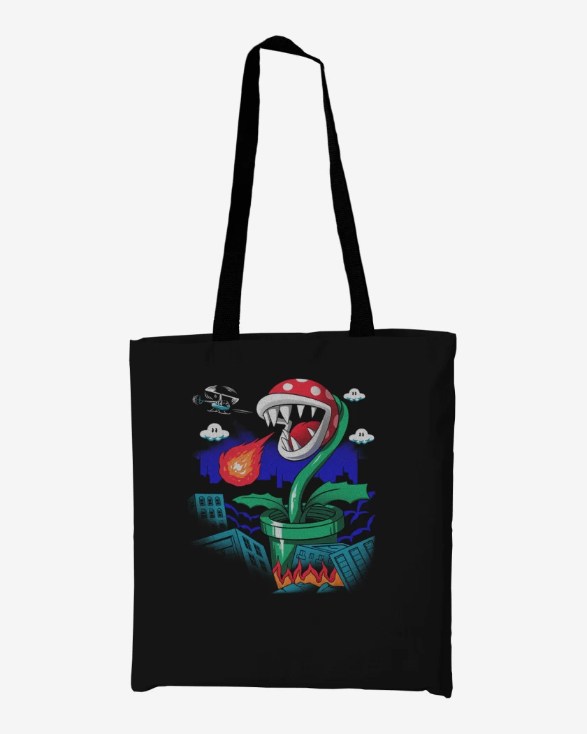 Totebag Negro de Piranha