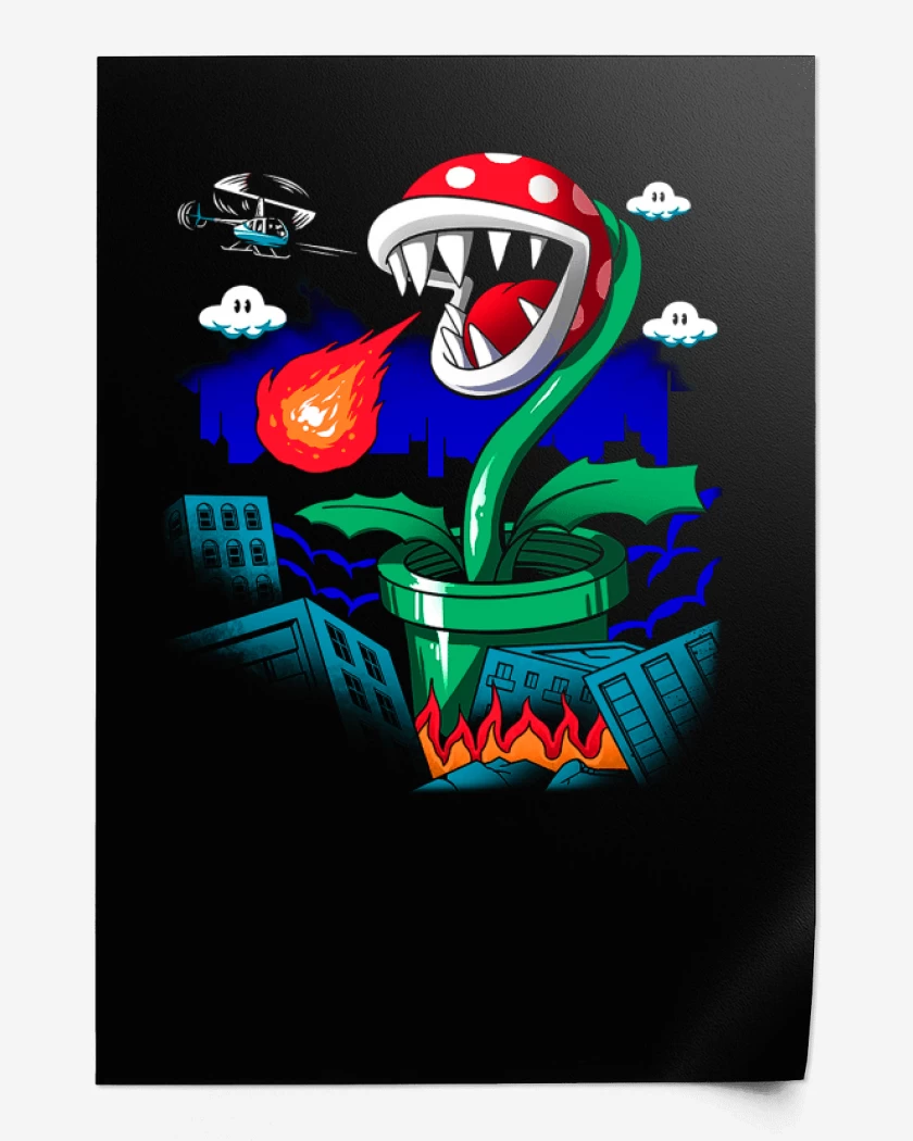 Print Negro de Piranha